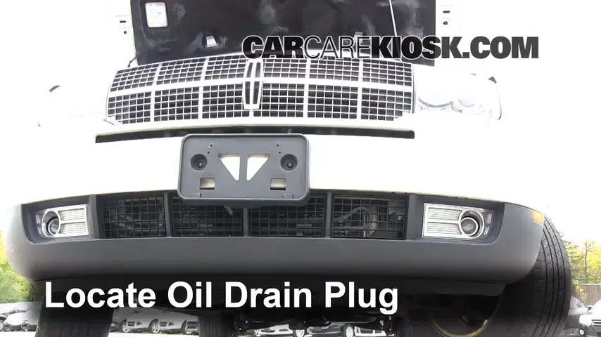 2007 Lincoln MKX 3.5L V6 Huile Changer l'huile et le filtre à huile